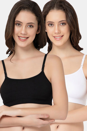 Buy Lady Lyka Modal Sports Bra (Pack of 2) - Multicolor